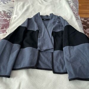 Cape with sleeves. Beautiful wool, by Marimekko.